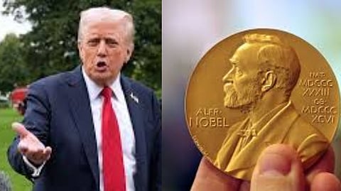 US President Donald Trump on Nobel Peace Prize Ahead Of Announcement on October 10 2025