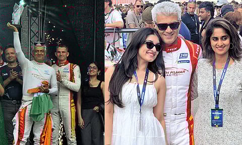 Ajith Kumar AK Car Racing Team Wins 3rd Place in Spain