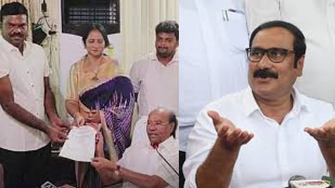 Ramadoss once again given important responsibility in PMK to G.K. Mani Son   