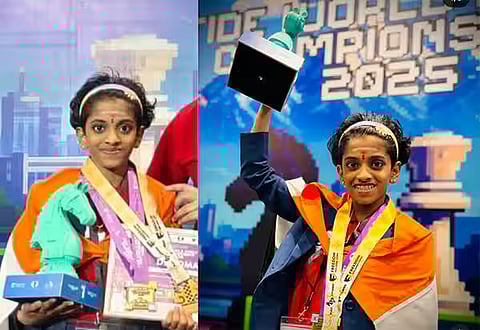 Sharvaanica Wins Gold At World U10 Girls Cadets Chess Championship 2025