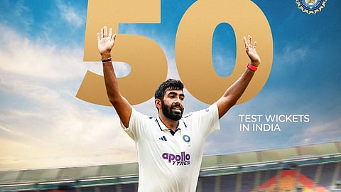 Indian fast bowler Jasprit Bumrah set a record by taking fastest 50 wickets
