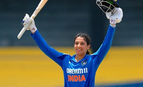 Smriti Mandhana Creates World Record First Indian Women Cricketer To Score 1000 Runs ODI Match 2025
