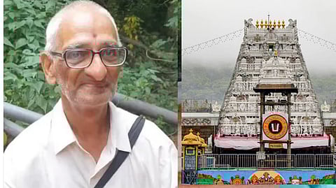 70 year old Ramanamoorthy from Tirupati, visited Tirumala 2,600, Worshipped Perumal   3,350 times