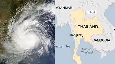 9 Ports Hang Storm Warning Cage Due To Deep Depression Over Bay of Bengal to intensify into Cyclone Montha by Oct 27 Read Weather Update in Tamil