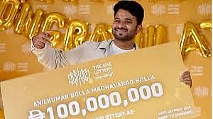 Indian man bought lottery ticket in Dubai based on his mother's birthday number , won 240 crores