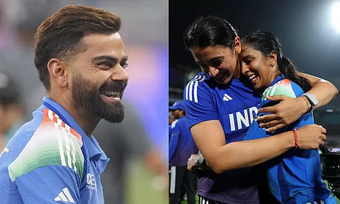 Virat Kohli Congrats Indian Women Team Wins Australia Women in Semi Final 2025