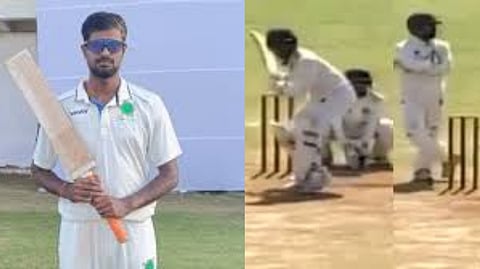 Meghalaya player Akash Chaudhary created history by hitting 6 sixes in an over, half-century in 11 balls Eight Consecutive Sixes in Ranji Trophy 2025