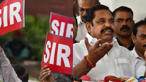 Edappadi Palaniswami criticized, DMK for shouting against SIR, because it cannot be faked