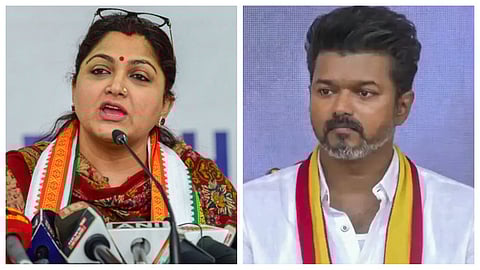 Actress Cum Politician Kushboo Sundar Responded to TVK Member Tweet About Her Husband Sundar C  Movie Dropped News in Tamil 