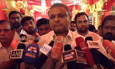 Congress MP Karthik Chidambaram Reaction on Coimbatore, Madurai Metro Rail Project Update in Tamil