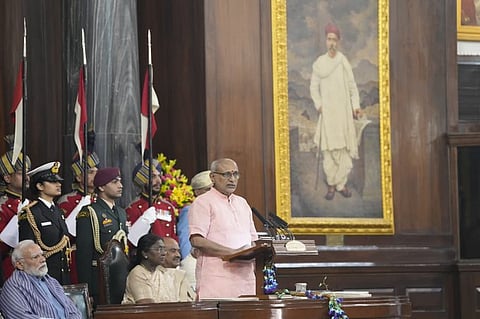 Addressing Parliament after taking office as Vice President, C.P. Radhakrishnan impressed everyone by speaking in Tamil
