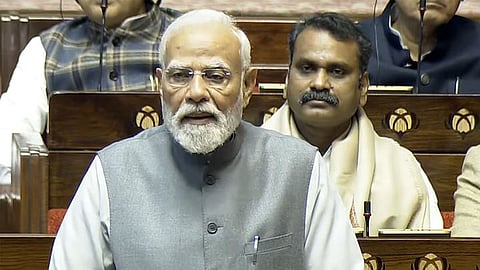 Prime Minister Narendra Modi praised Vice President C. P. Radhakrishnan for his dedication to the country