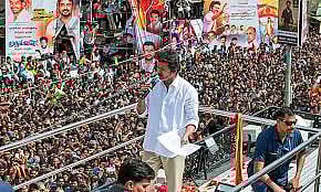 Puducherry government stated that TVK leader Vijay is not allowed to hold a road show, but allow for public meeting