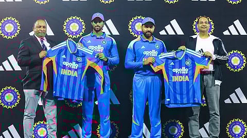 New jersey for Indian team to participate in next year's ICC Men's T20 World Cup 2025