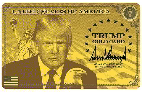 President Donald Trump launched Gold Card program, which allows visa applications for  1 million dollars