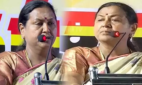Premalatha Vijayakanth stated in press conference that DMDK alliance will be announced at upcoming DMDK Maanadu in Cuddalore