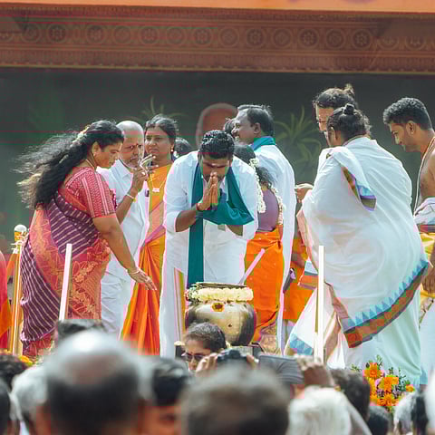 DMK government wants to give me Rs. 48,000. When will you fulfill your promise?" Annamalai asked in Namma Ooru Pongal Event