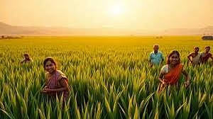 India achieved by producing 150 million tons of rice, surpassing China, which had been the number one rice producer in the world