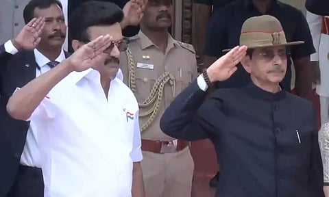 77th Republic Day celebration - Governor Ravi hoisted the flag!