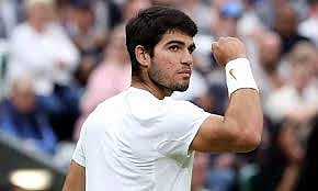 Australian Open final 2026 sees Carlos Alcaraz prevail over Novak Djokovic Four Grand Slam titles in Tamil