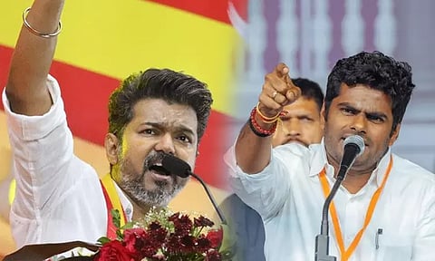 BJP Ex Leader Annamalai and Political Leaders Condemns DMK MLA Attack Reporter in Karur Quarry News in Tamil