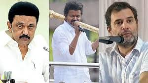 DMK is in shock as Rahul to be considering joining hands with TVK, as a new venture rather than the old alliance.