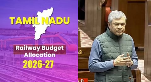 Ashwini Vaishnav hit back to Chief Minister Stalin, saying, "Tamil Nadu government is to blame for the delay in railway projects."