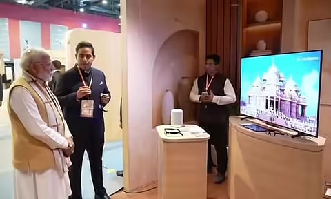 Akash Ambani Showed Jio Aarogya AI ecosystem to PM Narendra Modi at India AI Impact Summit 2026 in Delhi