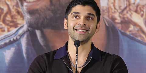 Actor Dhruv Vikram has signed new film pair up Rukmini Vasanth of Tamil and Telugu project with Mythri Movie Makers