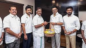 O. Panneerselvam met CM Stalin, his supporter MLA Ayyappan, saying that Stalin will become Chief Minister again
