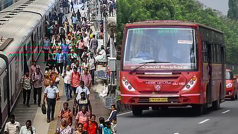 Just have a train ticket for the next 45 days... Free travel on special buses! Southern Railway 