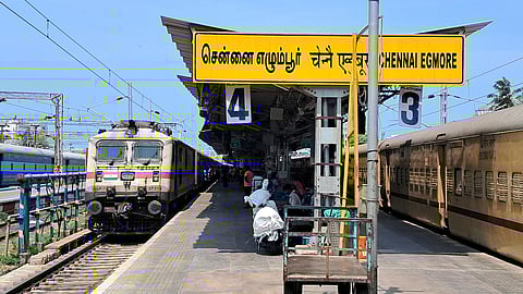 Chennai Egmore Railway Station Redevelopment : Southern Railway announcement on Express Local Train