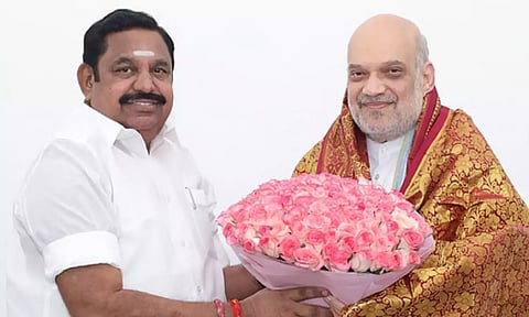  Edappadi Palaniswami met Home Minister Amit Shah in Delhi.