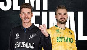 South Africa and New Zealand will clash in the first semi-final of the T20 World Cup today