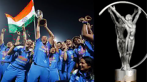 The Indian team has the distinction of being the first women's cricket team to be nominated for laureus award