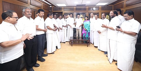 DMDK, which is part of the DMK alliance, has been allocated a Rajya Sabha seat 