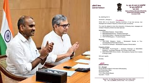 Union Minister L. Murugan announces 4 new trains for Tamil Nadu