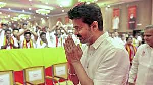 TVK leader Vijay conducting interviews with who submitted their applications to contest on behalf of Assembly elections