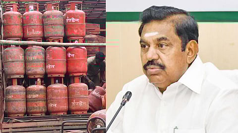 Edappadi Palaniswami has urged the Central Government to resolve the gas cylinder shortage in India