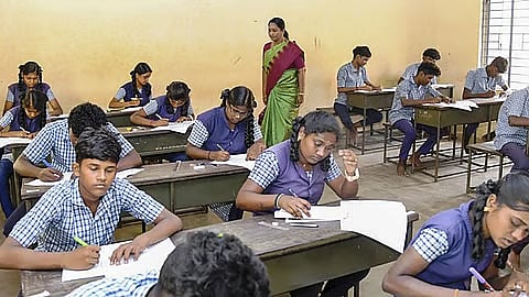 A total of 9 lakh students are writing the 10th class public examination held across Tamil Nadu.
