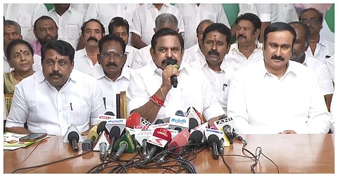 
EPS announced details of constituencies parties in the AIADMK alliance will contest
