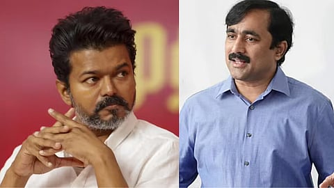 TVK Leader Vijay files police complaint against Kalams former Adviser Ponraj over alleged derogatory remarks on women