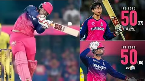 IPL  2026 Vaibhav Suryavanshi Sets a Record in the Current IPL Season!
