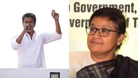 Tvk Executives Petition: Petition to Election Officer Archana Patnaik to provide adequate security campagin