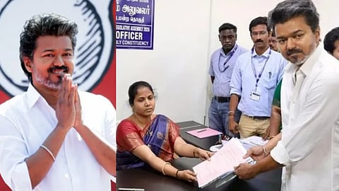 The nomination paper of TVK leader Vijay for the Perambur constituency has been accepted.