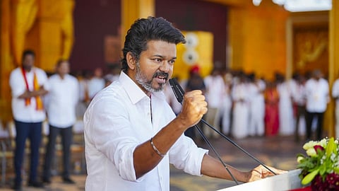 Vijay opposes constituency realignment, discriminatory move by Union government
