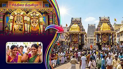 Madurai reverberates with the Chariot Festival following the divine wedding of Meenakshi and Sundareshwarar! 