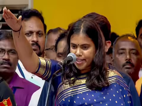 Who was behind the victory of the young minister of the TVK, Chandrababu Naidu, this keerthana
