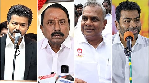 Allocation of portfolios to ministers, cm Vijay: Public Administration, Women's Welfare, Sengottaiyan: Finance, 
