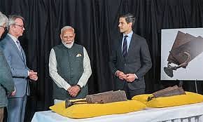 Prime Minister Modi has brought back to India from the Netherlands the Anai Mangalam copper plates